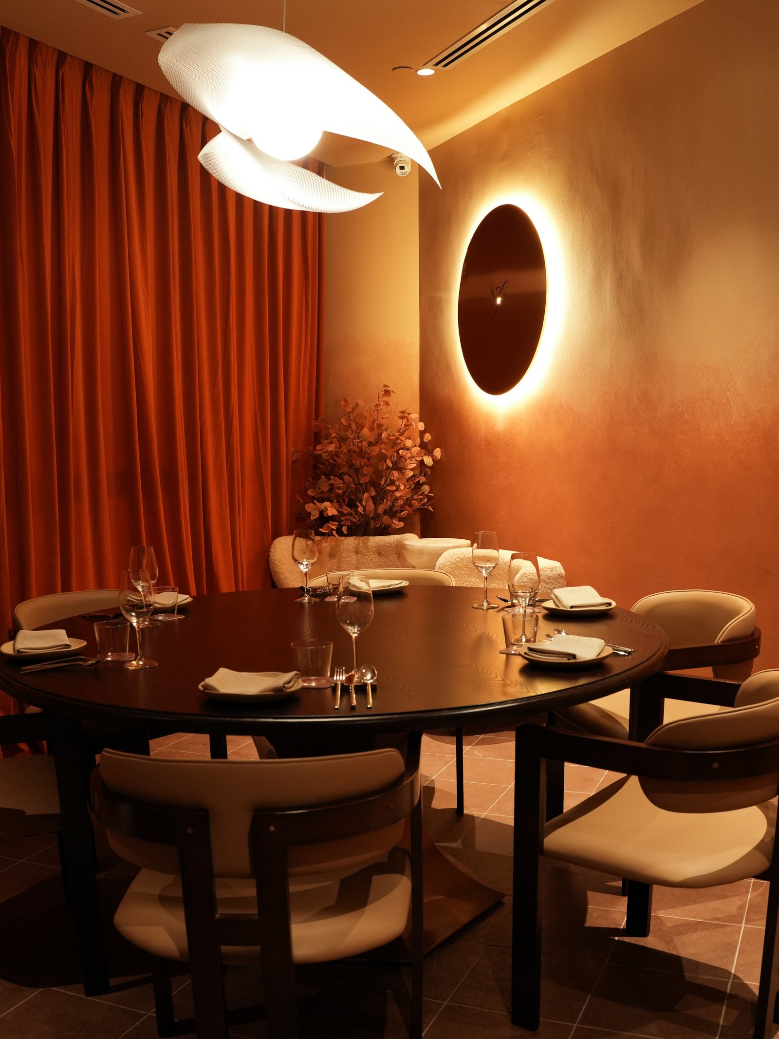 The private dining room at Liora